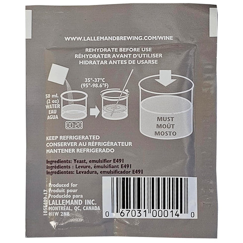 Lalvin Bourgovin RC 212 Wine Yeast, 5 grams, 5-Pack