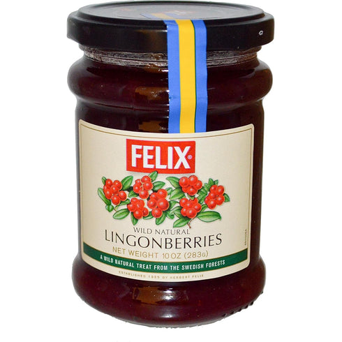 Felix B14519 Wild Lingonberry Jam - 8x10Oz
