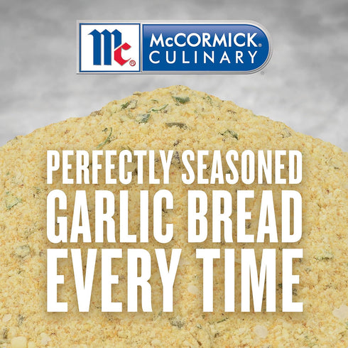 20 oz 20 McCormick Culinary Roasted Garlic Bread Seasoning, - One Ounce Container of Garlic Seasoning Blend for Fresh