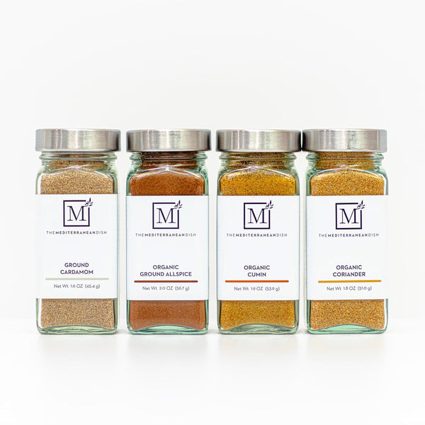 The Mediterranean Dish Everyday Spice Bundle - Allspice, Coriander, Cardamom and Cumin