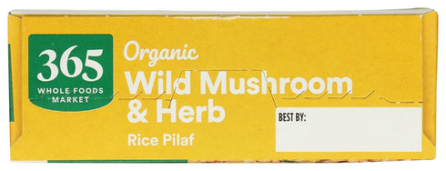 365 6 (Pack 4) by Whole Foods Market, Organic Mushroom and Herb Rice Pilaf, Ounce