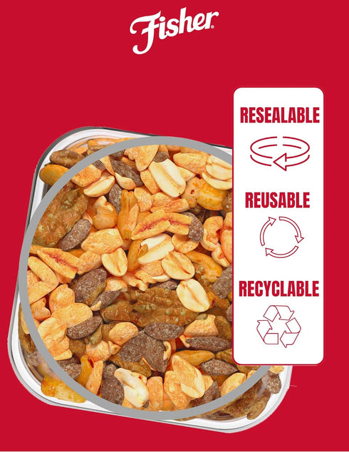 Peanuts,24 Ounces,Peanuts,Cashews,Almonds,Filberts,Pecans,(Pack 2) Fisher Snack Honey Roasted Mixed Nuts