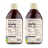 16,9 Oz (Pack 2) De Nigris Organic Pomegranate Vinegar Raw & Unfiltered of | Balsamic Vinegar Pomegranate With Mother