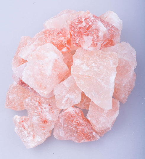 OULLYY 100% 1.2 2 Inches |5.9 Lbs Himalayan Pink Salt Chunks Natural Solid Mineral Rock Salt Chunks to Bag of Chunks