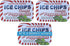 ICE CHIPS Xylitol Candy Tins 5.28 oz Total - Peppermint, 3 Pack, Includes BAND as shown