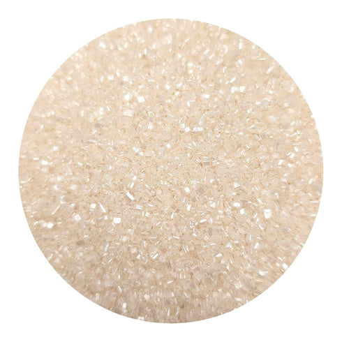 NCS Pearlized White Coarse Sanding Sugar, Sparkling Decorating Sugar for Baking &