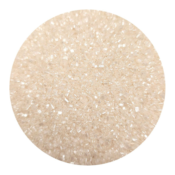 NCS Pearlized White Coarse Sanding Sugar, Sparkling Decorating Sugar for Baking &