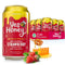 Yes Honey Soda Strawberry 11oz (12-Cans), 100% Honey-Sweetened Healthy Soda, Alpha Gal