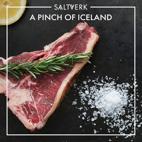6 Oz Saltverk Sea Salt - Gourmet, Icelandic, Hand Harvested and Sustainably Made - Flaky