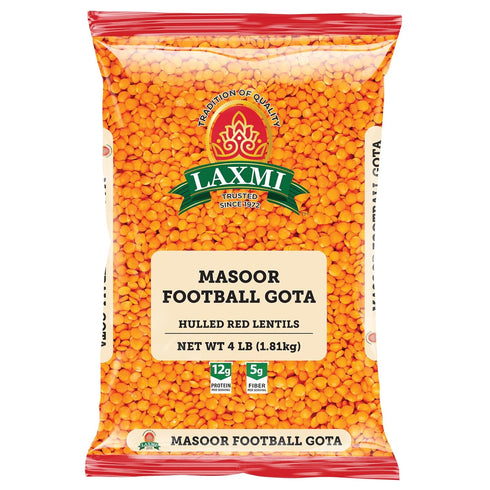 Laxmi Masoor Football Dal - Traditional Red Lentils - 4lbs