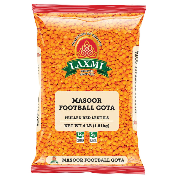 Laxmi Masoor Football Dal - Traditional Red Lentils - 4lbs