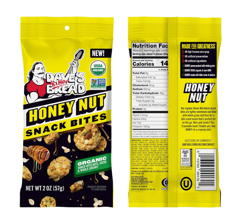 2 oz Dave's Killer Bread Honey Bites