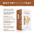Nutra Tea Ginger & Ginseng Tea - 40 Tea Bags Herbal Tea (2 Pack)