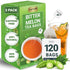 LeafLea 120 Bitter Melon Tea Bags, 100% Pure Bitter Melon Fruit. Supports