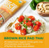Lotus Foods Organic Brown Rice Pad Thai Noodles - Asian Style Noodles for Stir Fry, Gluten Free, Vegan, Whole Grain,