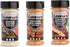 Cuisinart CGSS-335 Barbecue Seasoning Variety Pack - Bourbon Molasses, Maple Bacon, Roasted Chipotle Garlic