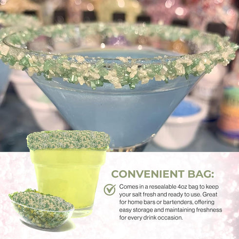 Rimming (1lb Snowy River Margarita Salt Blend - All Natural Salt for Margaritas & Cocktails, Culinary & Decorative