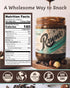 16 oz, Pack 1 Rawmio Chocolate Hazelnut Spread - Stone-Ground Choco Hazelnut Butter with Dietary Fiber, Iron, & Calcium