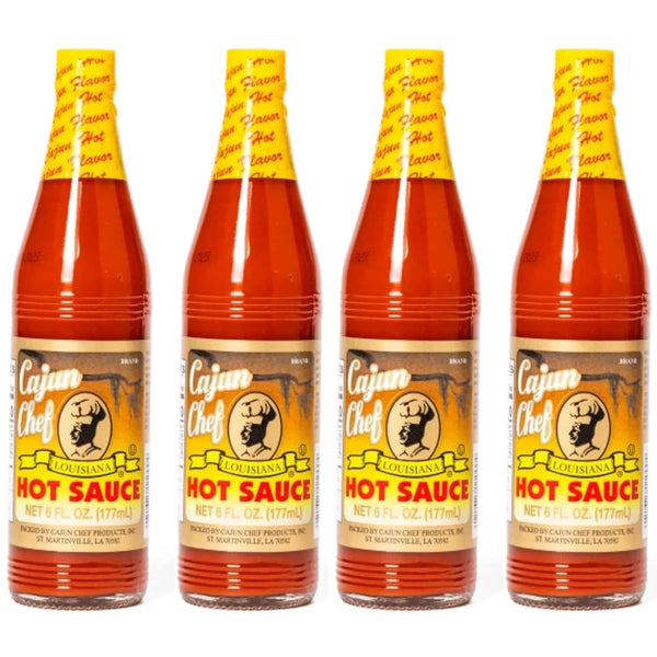 Cajun Chef Louisiana Hot Sauce (4pk) by