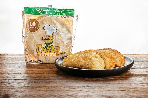 Dele Food Dough Discs for Empanada - Frozen Empanadas Dough Rounds Made