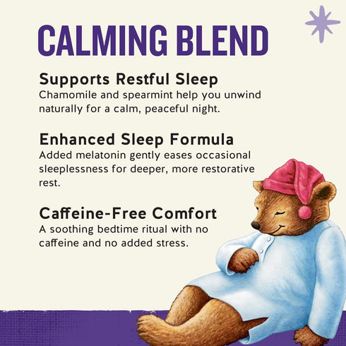 18 Celestial Seasonings Sleepytime Tea Plus Melatonin, Caffeine Free, Celestial Seasonings Herbal Tea, Bag Box