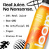 30 12 oz 12 pack Aurora Orange Juice Drinks by Loom, Low Sugar Juice, Real Fruit, No Added Sugar, Healthy Hydration