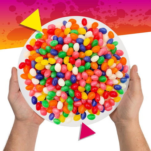 5 Jelly Beans | Pound Bag | Bulk Jelly Beans | Assorted Fruit Flavors | Chewy Candy for Gifting, Dessert Decorating