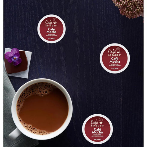 72 Count Cafe Escapes Cafe Mocha Keurig Single-Serve K-Cup Pods
