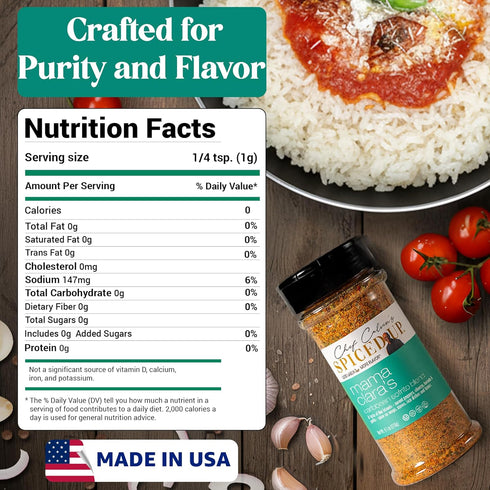 4.1 Oz Spiced Up Mama Clara Sofrito Seasoning for Rice, Beans & Soups | Latin Caribbean Flavor Blend with Cilantro