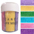 Sentovac 6 Cell Pastel Sanding Sugar Sprinkles Edible for Cake Decorating Fancy