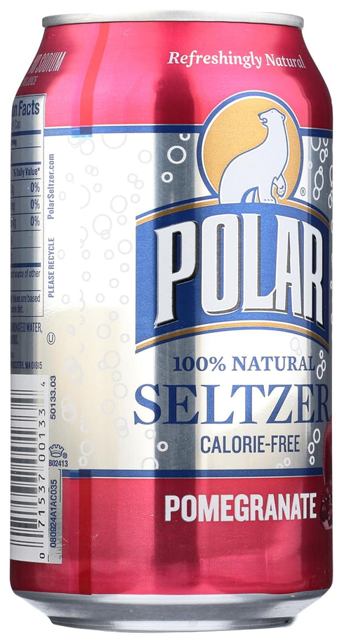12 oz Polar Seltzer Water, Pomegranate, fl