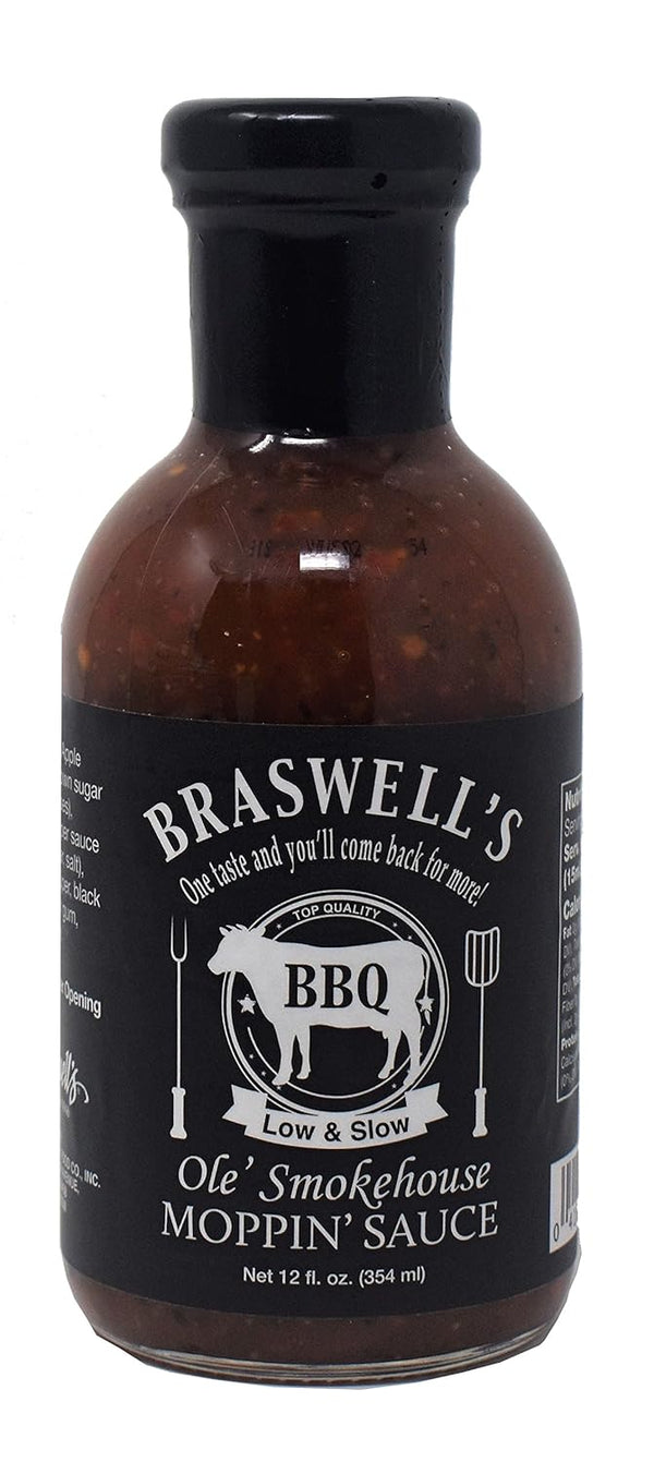 Braswell's Ole Smokehouse Moppin' Sauce, 12 Ounce