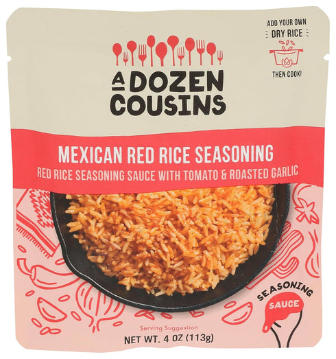 A DOZEN COUSINS Mexican Red Rice Seasoning Sauce, 4 OZ