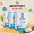 52USA 2 (Pack 3), 96 (2721g), Sweet Sticky Rice Pound of Premium Glutinous Rice Ounce Gluten-Free, Vegan, All Natural