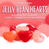 2-Pound Heart Jelly Beans | Bag | Pink & Red Candy Hearts | Cherry, Strawberry & Watermelon Flavors | Bulk Mini Candy