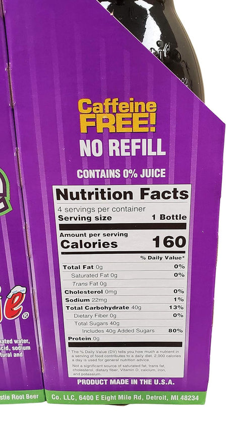 12 12) Frostie Soda ounce Glass Bottles (Grape