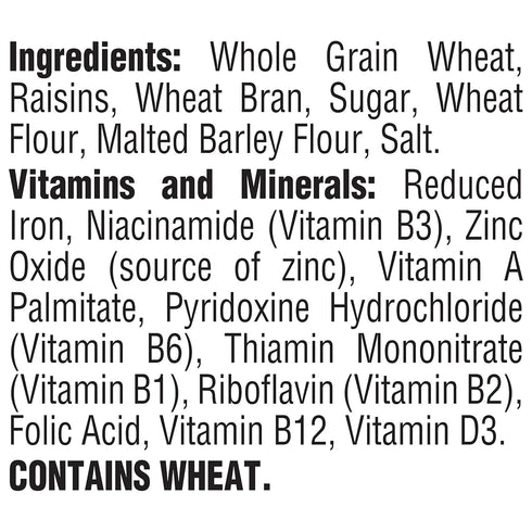 Post 16.6 OZ Raisin Bran Cereal, Made with Wheat and Bran Flakes and Sweet Sun-Maid Raisins, Box