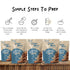 Dozy Packets, Multipack 12-Pack Oats Overnight Oatmeal Cinnamon and Brown Sugar with Rolled Oats and Chia Seeds.