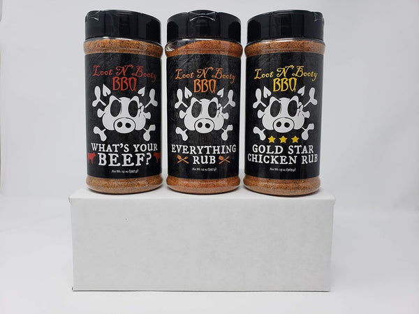 Loot N Booty 3J3B3R Automotive Products Beef - Everything Rub - Car Snacks c
