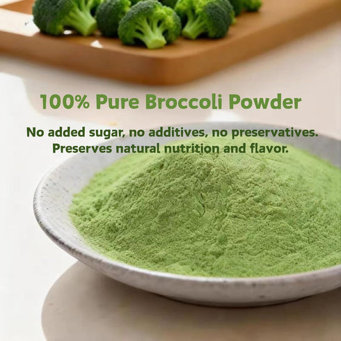 Nat Flav 10.5oz 300g 100% Broccoli Powder | | Natural Broccoli | No Sugar & Additives | Non-GMO & Vegan Friendly |