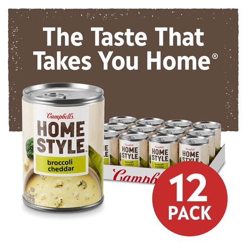 Campbell's Homestyle 16.3 oz (12 Pack) Campbells Homestyle Broccoli Cheddar Soup, Can