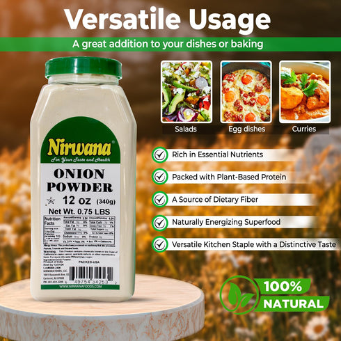 12 oz Onion Powder Jar by Nirwana