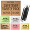 Bolt Box (300 total, 50 each) Sugar & Sugar Substitute Packets Assorted Variety Pack