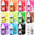 12 Set, 0.25 Fl.oz(6ml)/Bottles Color Gel Food Coloring Liquid KATSPRO Food Grade Tasteless Vibrant Food Coloring Dye
