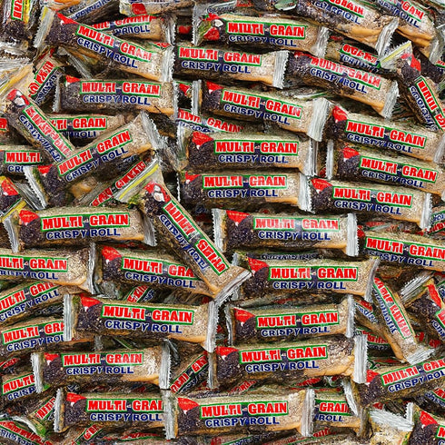 Generic 7 Pack 125 Count (43.75 oz) Multi Grain Crispy Rolls - Baked Healthy Snacks, Natural Grains, Zero
