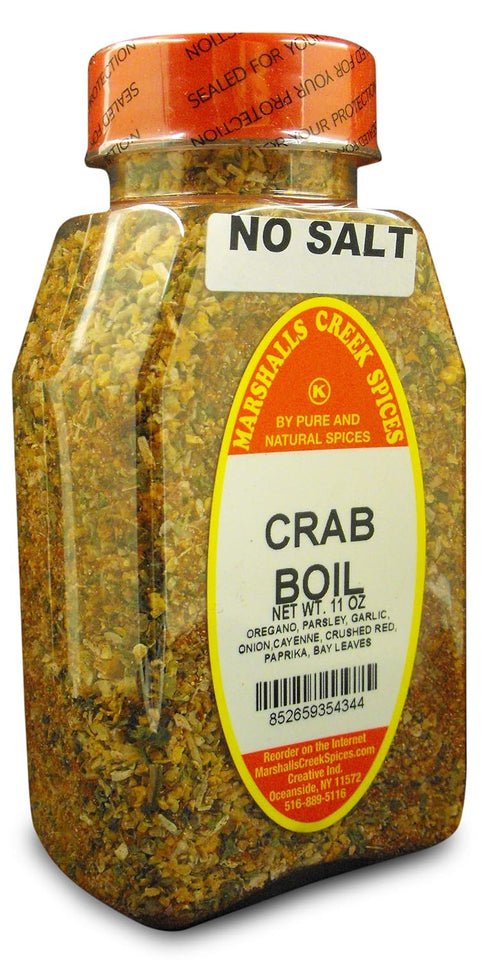 New Size Marshalls Creek Spices Crab Boil No Salt Seasoning, 11 Ounce
