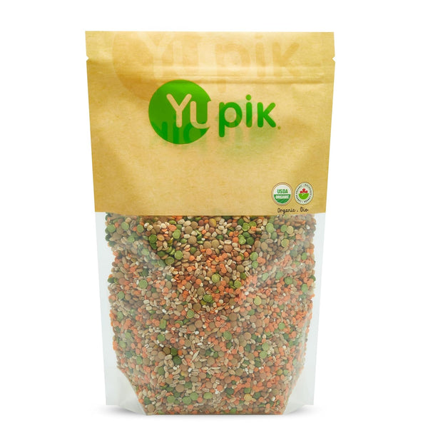 Yupik Organic Sunny Soup Mix with Lentils & Green Peas, 2.2 lb