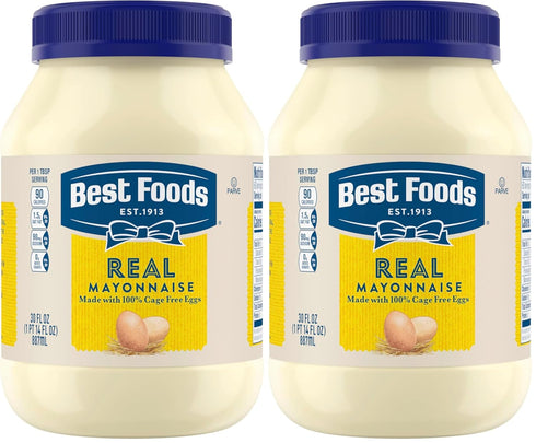Best Foods Real Mayonnaise Mayo Jar For A Creamy Sandwich Spread or