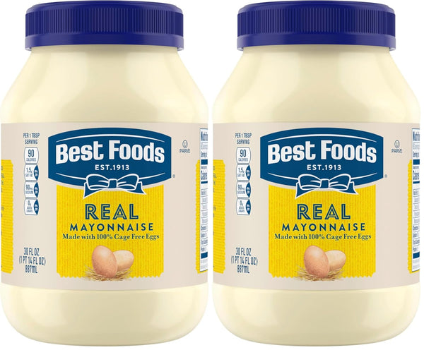 Best Foods Real Mayonnaise Mayo Jar For A Creamy Sandwich Spread or