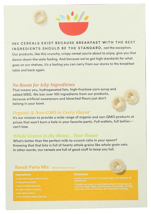 365 14 by Whole Foods Market, Organic Morning Os Cereal, Ounce